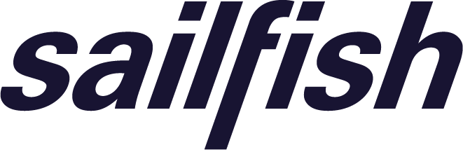 sailfish logotype RGB performance blue